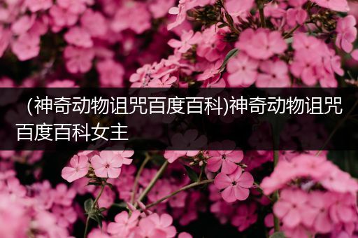 （神奇动物诅咒百度百科)神奇动物诅咒百度百科女主