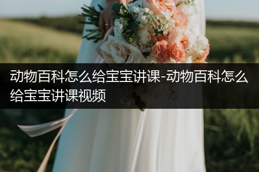 动物百科怎么给宝宝讲课-动物百科怎么给宝宝讲课视频