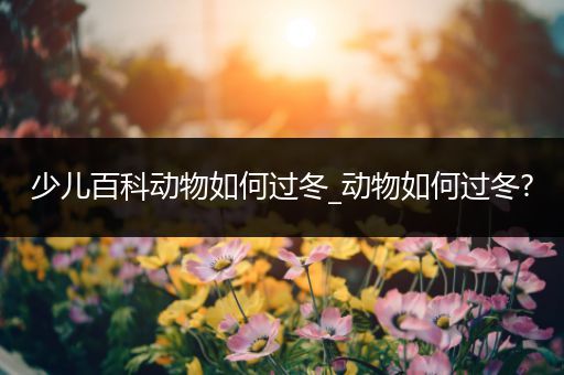 少儿百科动物如何过冬_动物如何过冬?