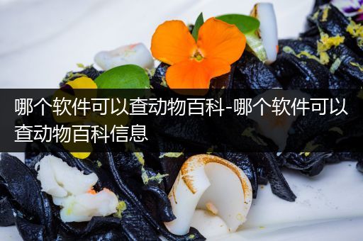 哪个软件可以查动物百科-哪个软件可以查动物百科信息