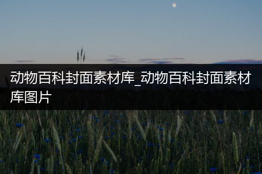 动物百科封面素材库_动物百科封面素材库图片