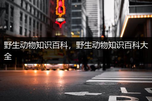 野生动物知识百科，野生动物知识百科大全