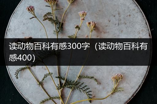 读动物百科有感300字（读动物百科有感400）