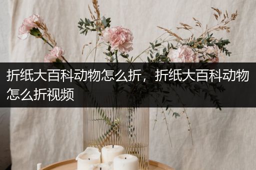 折纸大百科动物怎么折，折纸大百科动物怎么折视频