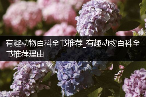 有趣动物百科全书推荐_有趣动物百科全书推荐理由