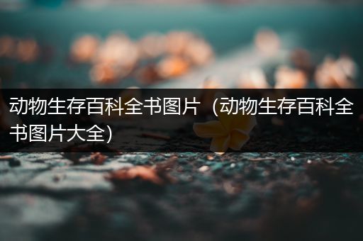 动物生存百科全书图片（动物生存百科全书图片大全）