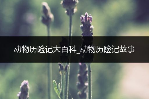 动物历险记大百科_动物历险记故事