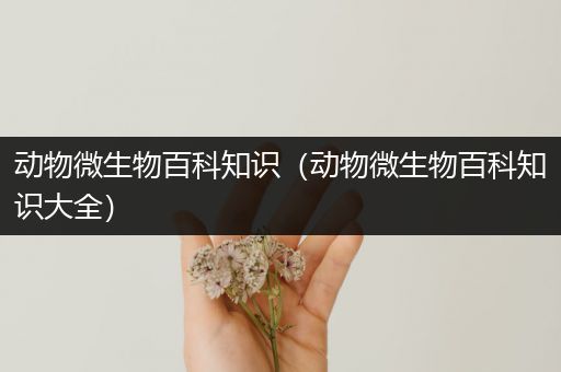 动物微生物百科知识（动物微生物百科知识大全）