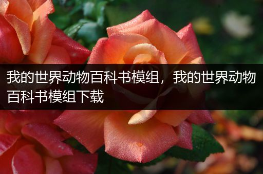 我的世界动物百科书模组，我的世界动物百科书模组下载
