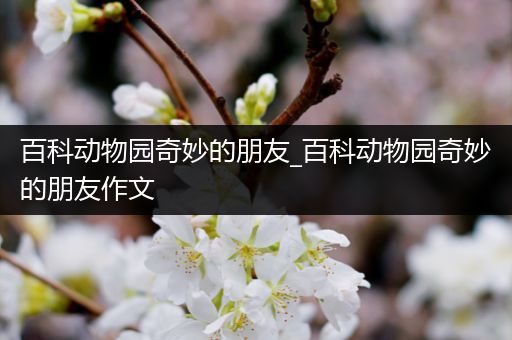 百科动物园奇妙的朋友_百科动物园奇妙的朋友作文