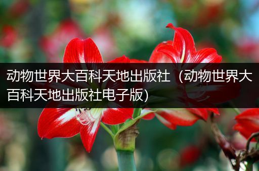 动物世界大百科天地出版社（动物世界大百科天地出版社电子版）