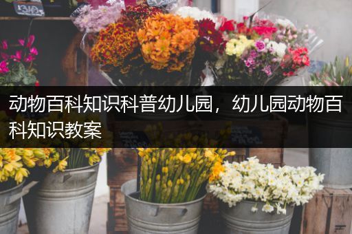 动物百科知识科普幼儿园，幼儿园动物百科知识教案