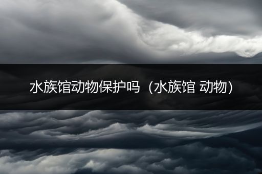 水族馆动物保护吗（水族馆 动物）