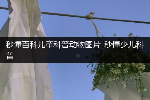 秒懂百科儿童科普动物图片-秒懂少儿科普