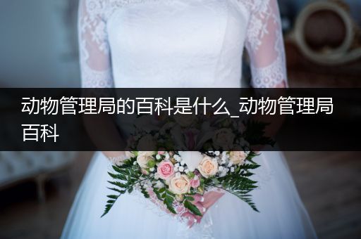 动物管理局的百科是什么_动物管理局 百科