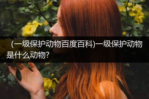 （一级保护动物百度百科)一级保护动物是什么动物?