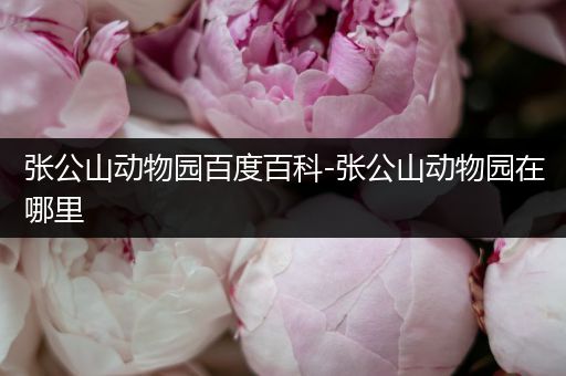 张公山动物园百度百科-张公山动物园在哪里
