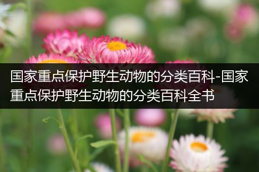国家重点保护野生动物的分类百科-国家重点保护野生动物的分类百科全书