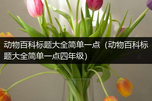 动物百科标题大全简单一点（动物百科标题大全简单一点四年级）