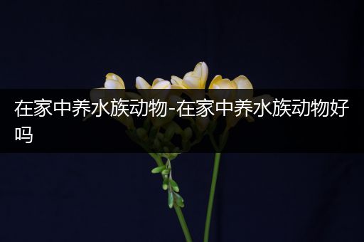在家中养水族动物-在家中养水族动物好吗