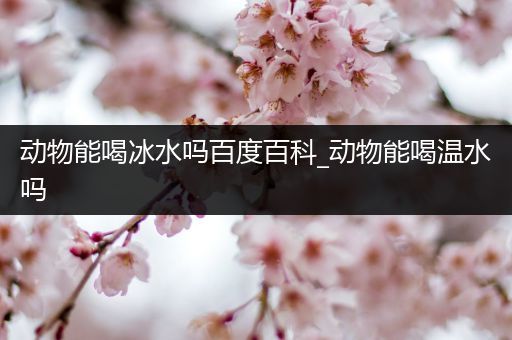 动物能喝冰水吗百度百科_动物能喝温水吗