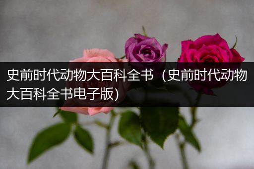 史前时代动物大百科全书（史前时代动物大百科全书电子版）