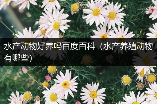 水产动物好养吗百度百科（水产养殖动物有哪些）