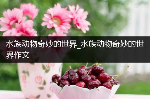 水族动物奇妙的世界_水族动物奇妙的世界作文