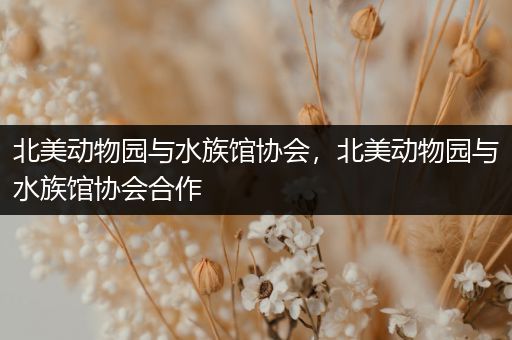 北美动物园与水族馆协会，北美动物园与水族馆协会合作