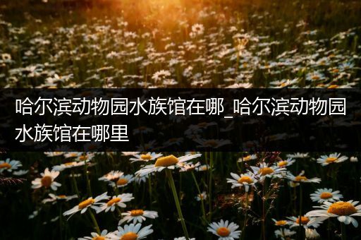 哈尔滨动物园水族馆在哪_哈尔滨动物园水族馆在哪里
