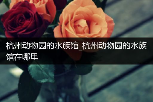 杭州动物园的水族馆_杭州动物园的水族馆在哪里