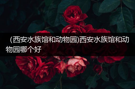 （西安水族馆和动物园)西安水族馆和动物园哪个好