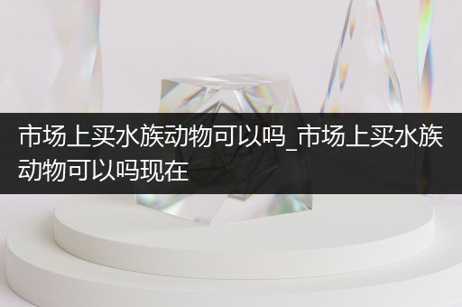 市场上买水族动物可以吗_市场上买水族动物可以吗现在