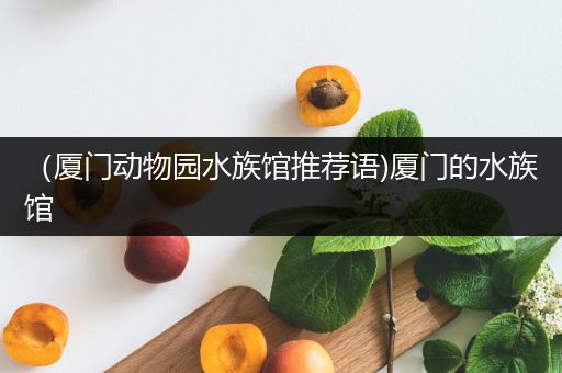 （厦门动物园水族馆推荐语)厦门的水族馆