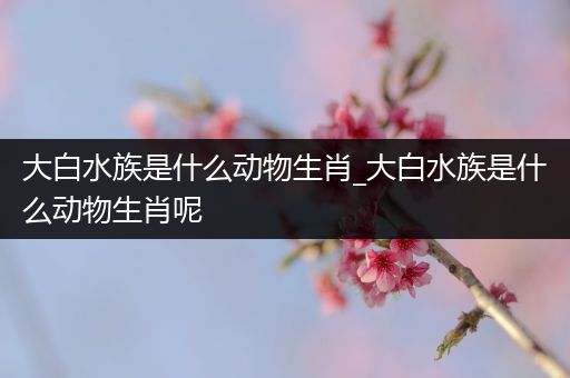大白水族是什么动物生肖_大白水族是什么动物生肖呢