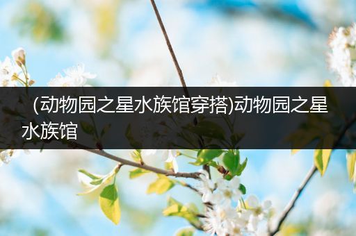 （动物园之星水族馆穿搭)动物园之星 水族馆