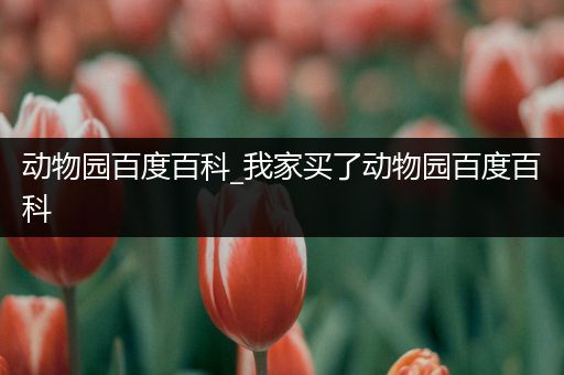动物园百度百科_我家买了动物园百度百科