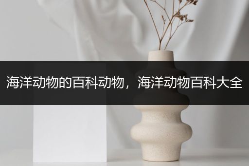 海洋动物的百科动物，海洋动物百科大全