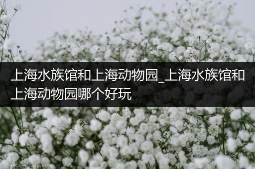 上海水族馆和上海动物园_上海水族馆和上海动物园哪个好玩