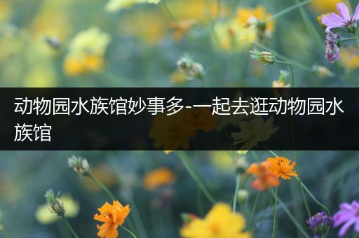 动物园水族馆妙事多-一起去逛动物园水族馆