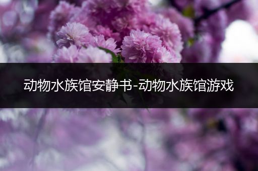 动物水族馆安静书-动物水族馆游戏