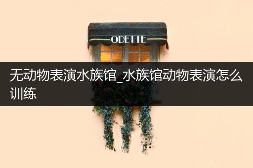 无动物表演水族馆_水族馆动物表演怎么训练