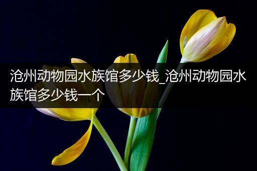 沧州动物园水族馆多少钱_沧州动物园水族馆多少钱一个