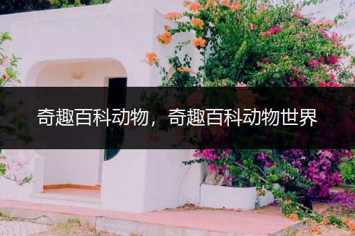 奇趣百科动物，奇趣百科动物世界