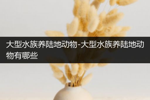 大型水族养陆地动物-大型水族养陆地动物有哪些