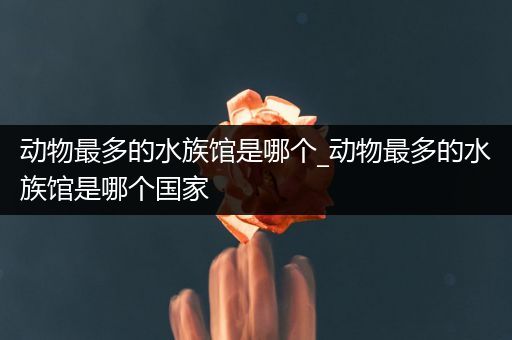 动物最多的水族馆是哪个_动物最多的水族馆是哪个国家