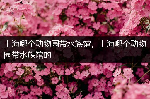 上海哪个动物园带水族馆，上海哪个动物园带水族馆的
