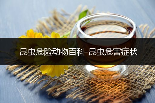 昆虫危险动物百科-昆虫危害症状