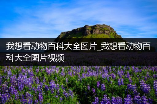 我想看动物百科大全图片_我想看动物百科大全图片视频
