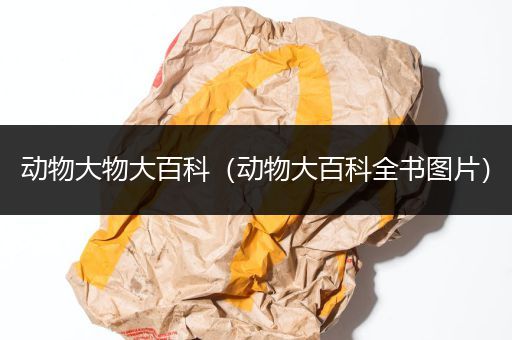 动物大物大百科（动物大百科全书图片）